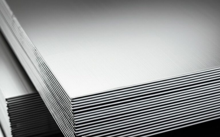 A stack of thin steel laminations