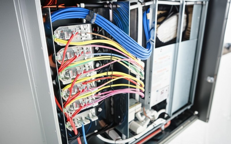 Air handler internal components