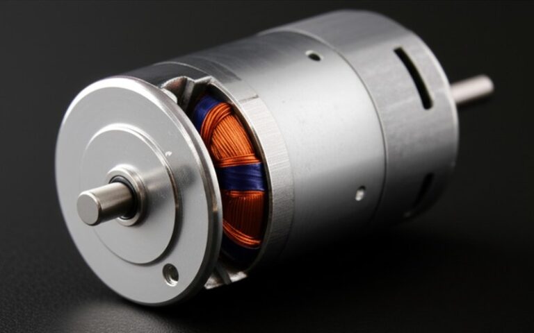 Detailed DC motor
