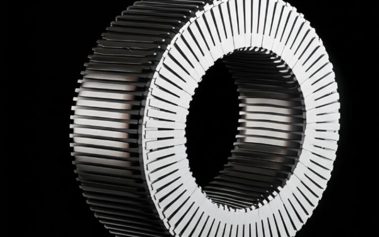 Detailed motor stator core