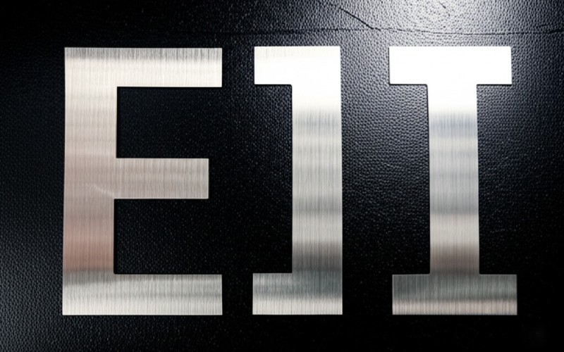 E and I shaped transformer laminations on a workbench