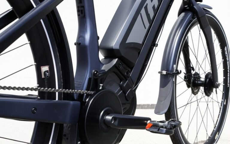 E-bike motor frame integration