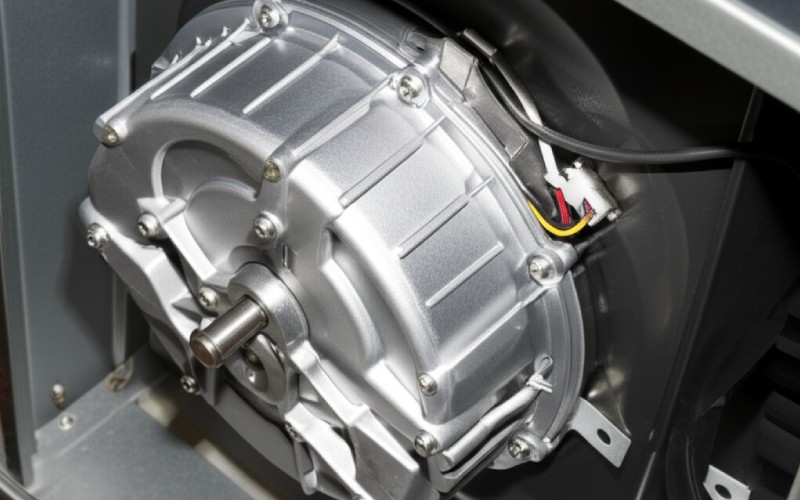 HVAC blower motor detail