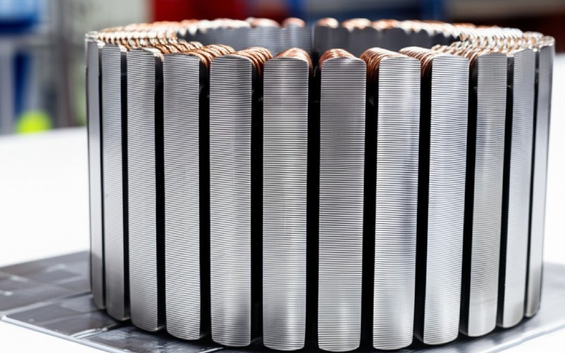 High-quality stator core detail