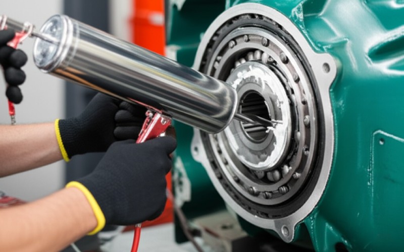 Motor bearing lubrication