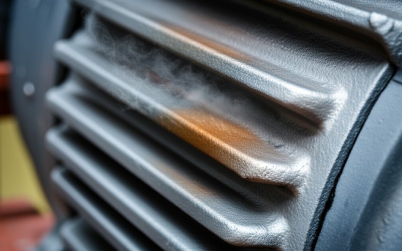 Motor localized overheating