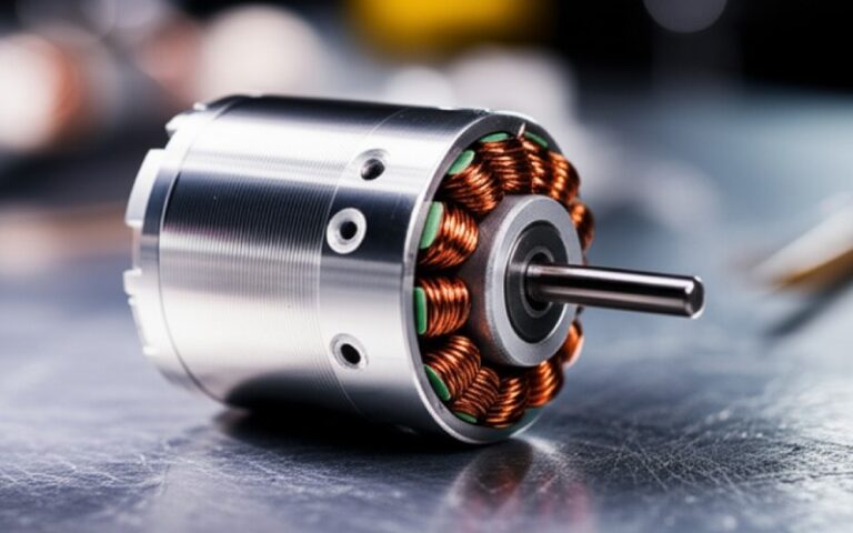 Photorealistic modern electric motor