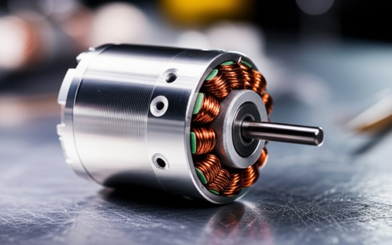 Photorealistic modern electric motor