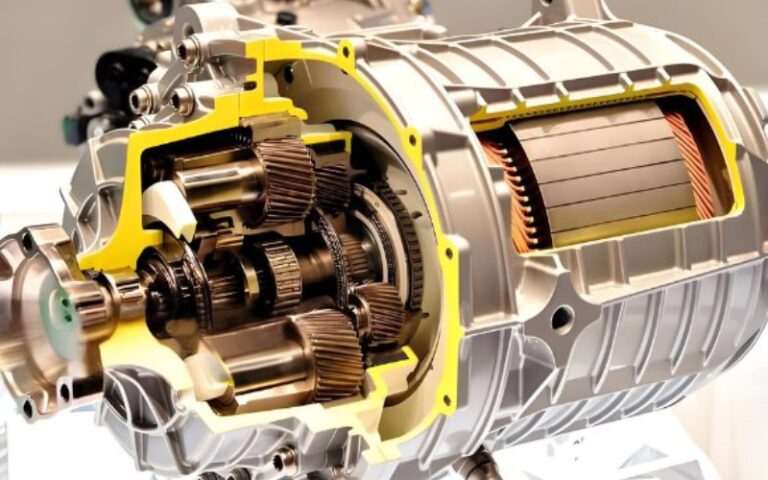 Realistic motor components display