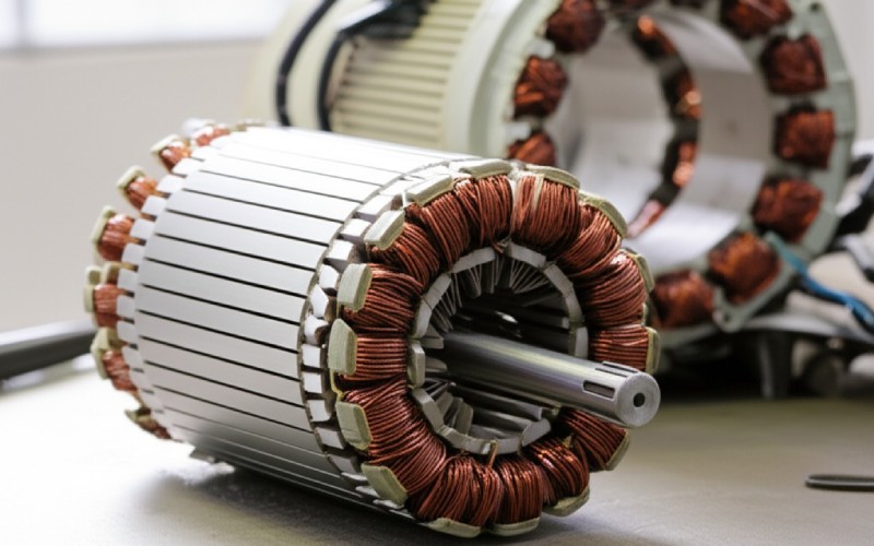 Rotor and stator components