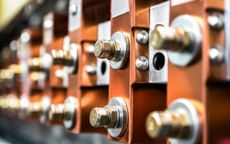 Secure electrical busbar connections