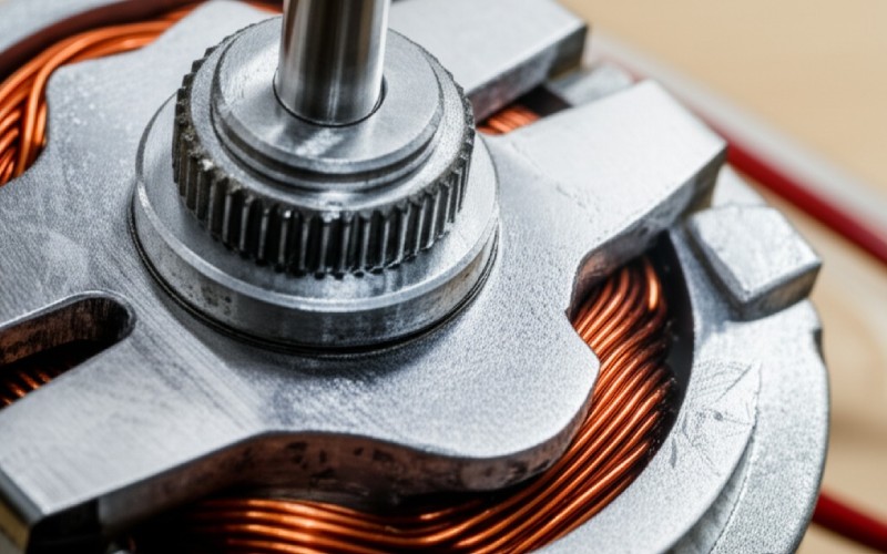 Stepper motor internal components