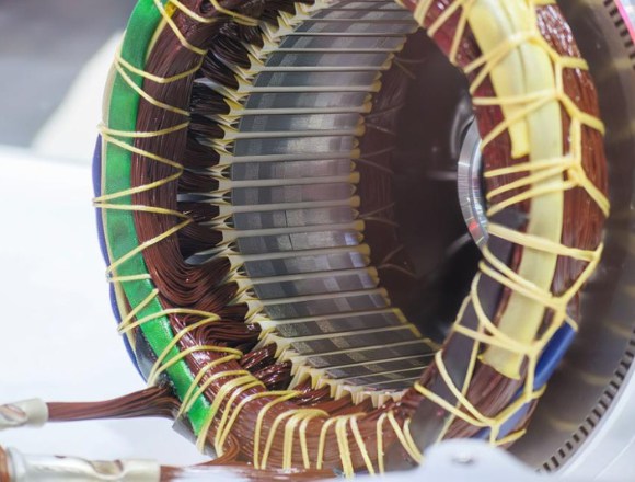 The Stator Core of an Induction Motor
