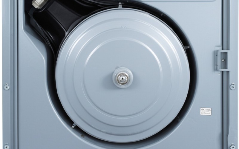 Direct drive motor installed on a washer