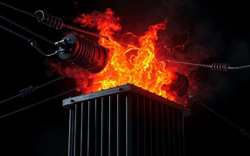 Il surriscaldamento del trasformatore di alimentazione si illumina di rosso