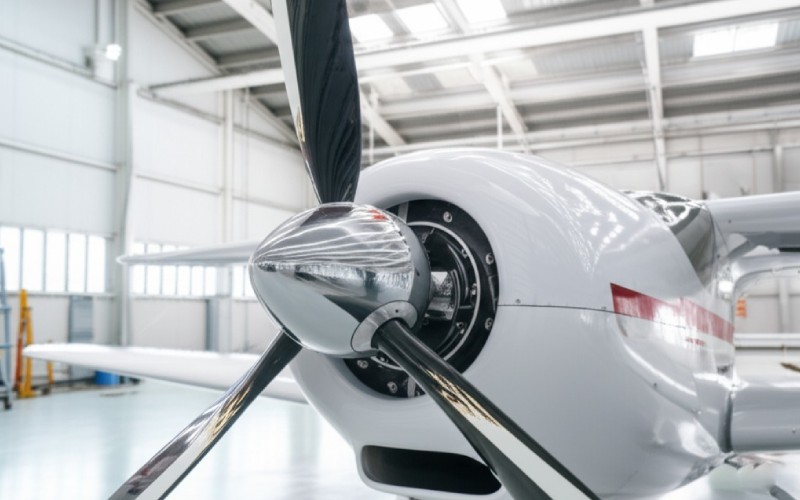 Electric aircraft motor and propeller