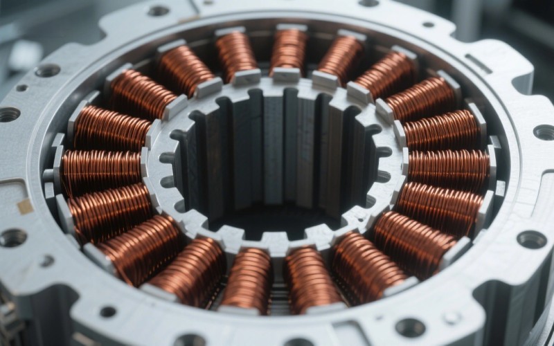 Electric motor stator core