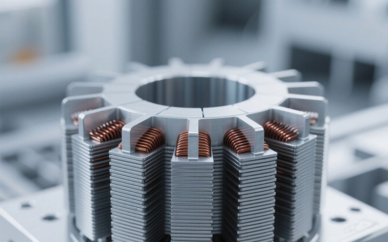 Stacked transformer core laminations