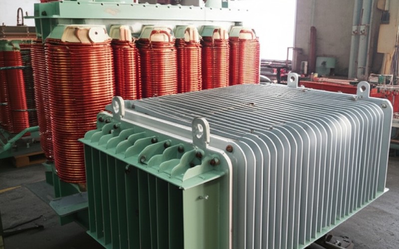 Transformator mit Kupfer- und Aluminiumwicklungen