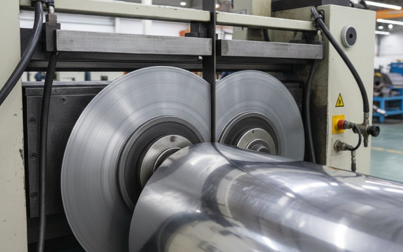 Precision cutting of steel coil
