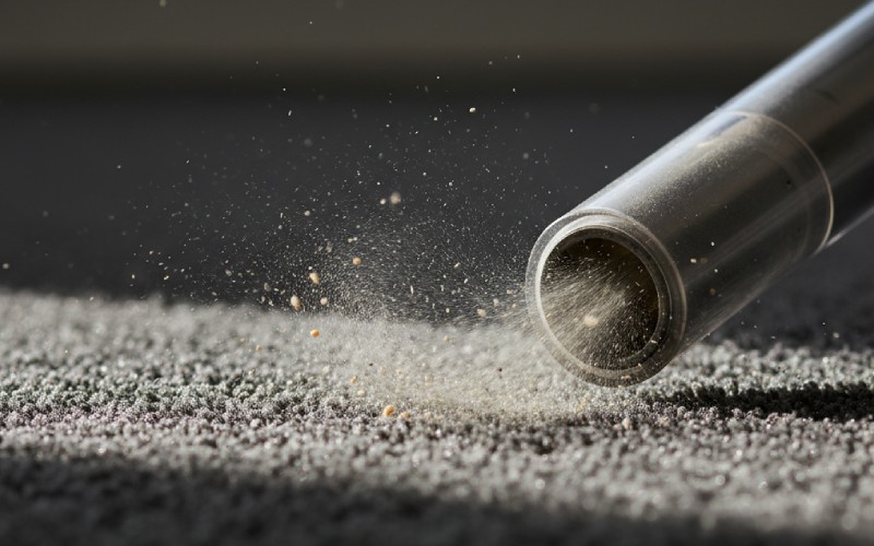 Vacuum cleaner suction on carpet