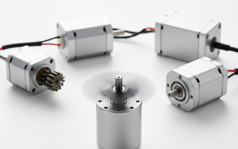 Verschiedene 12V DC-Motoren drehen sich