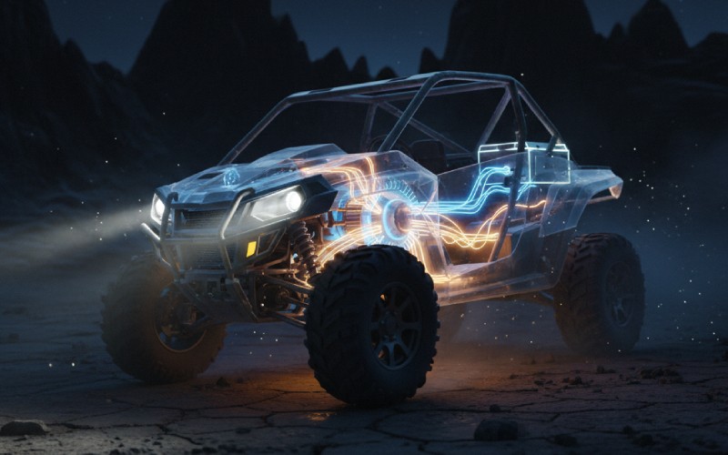 ATV electrical system energy flow