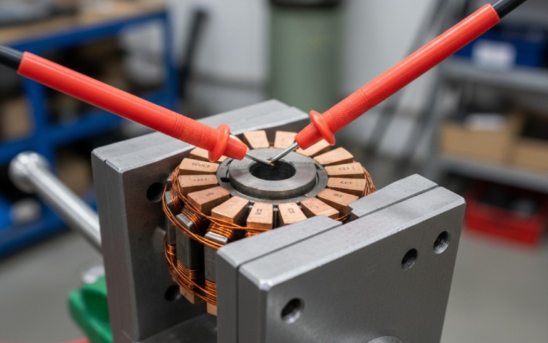 Systematic armature commutator test