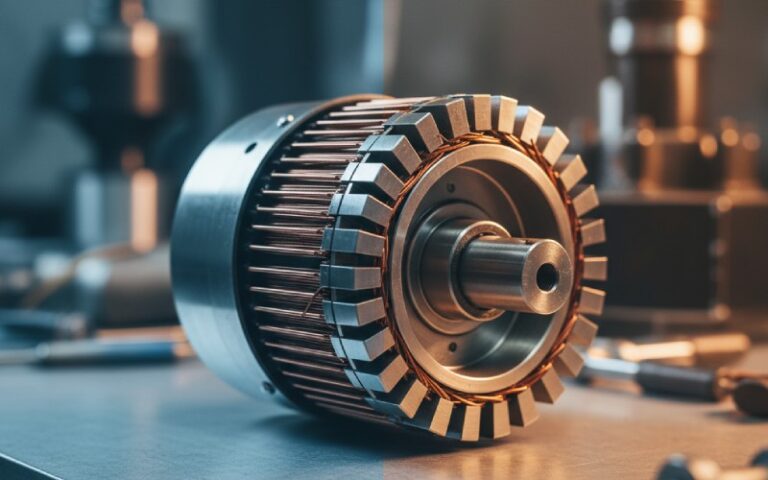 Moteur démonté avec double éclairage