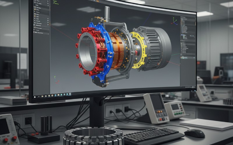 EM FEA of welded core