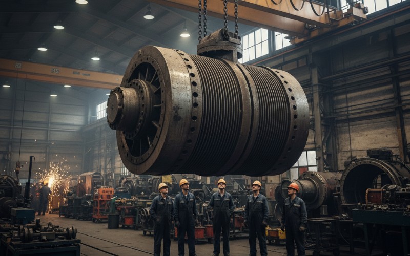 Locomotive traction motor maintenance