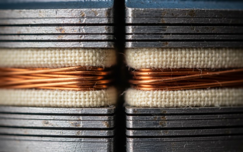 모터 고정자 권선 및 로터 라미네이션