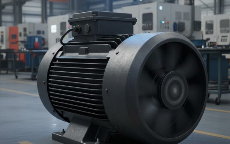 Operational industrial electric motor