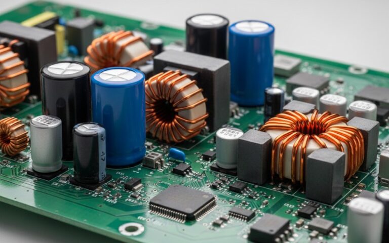 condensatori e induttori in ferrite