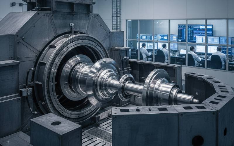 high-speed rotor test facility