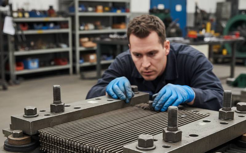 inspecting transformer laminations