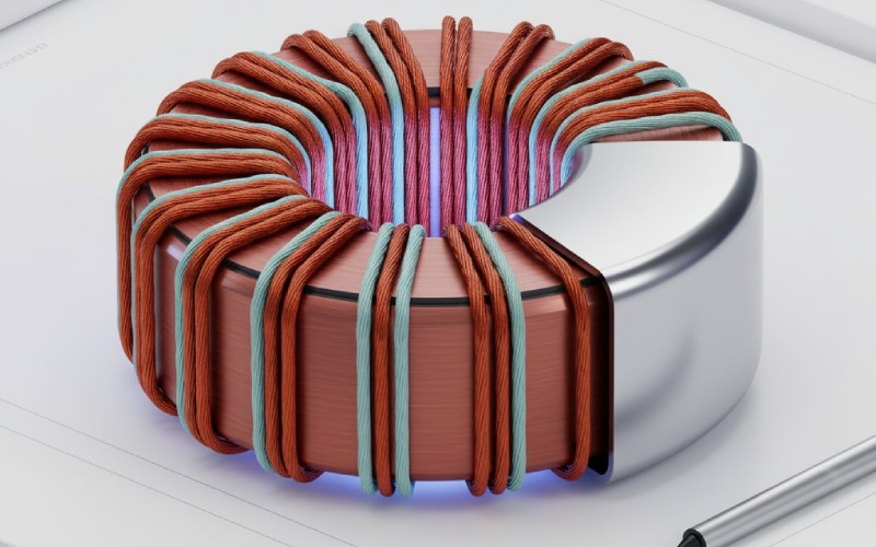 토로이달 변압기 단면