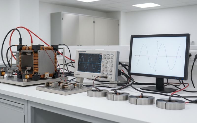 BH curve material test setup