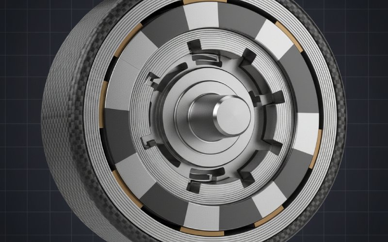 Fiber banding on PM rotor