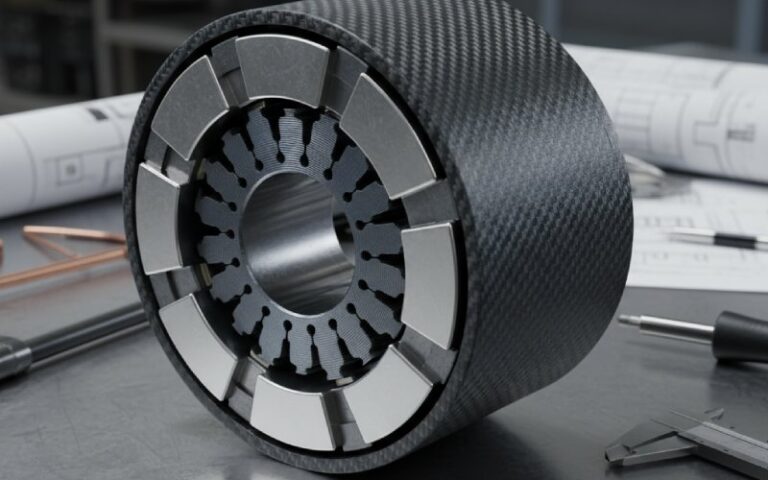 Rotore PM laminato con manicotto