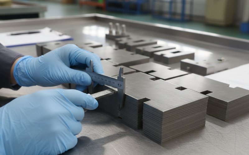 Measuring transformer lamination dimensions