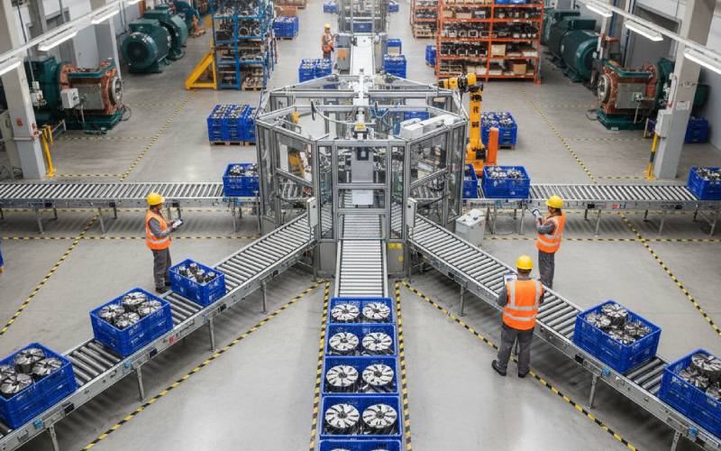 Lieferkette für Stator und Rotor