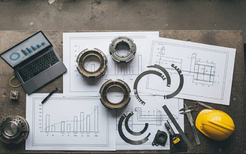 Arbeitsbereich für die Planung des Motorkerns