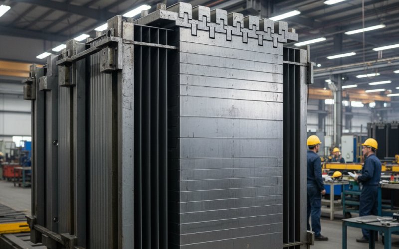 stap-lap gestapelde transformatorkern