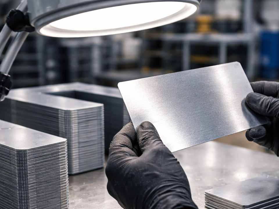 Inspectiescène voor lamineercoating