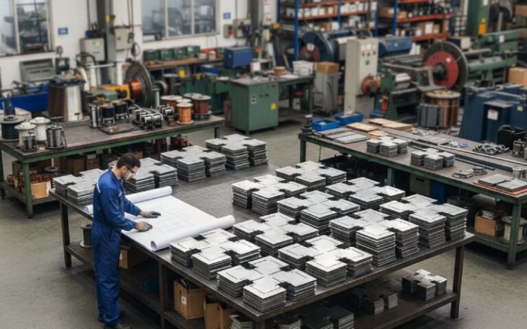 Transformer shop with CRGO laminations