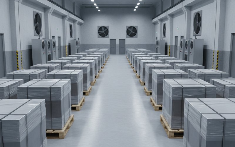 CRGO lamination warehouse aisle