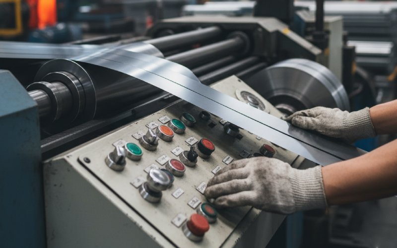 CRGO strip slitting process