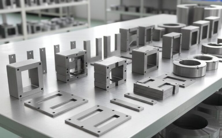 assorted transformer core laminations