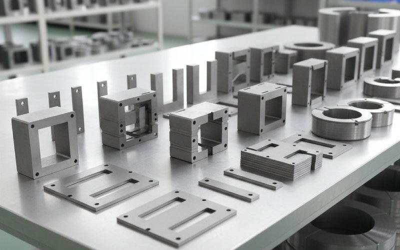 assorted transformer core laminations